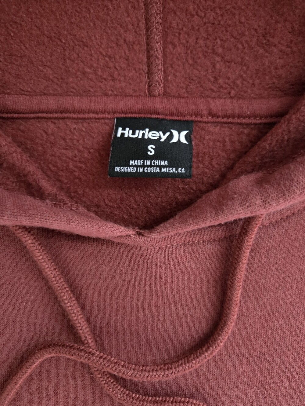 Hurley Pushin Pullover Hoodie Matador Red Graphic Skate Surf Mens Size Small - Picture 7 of 8